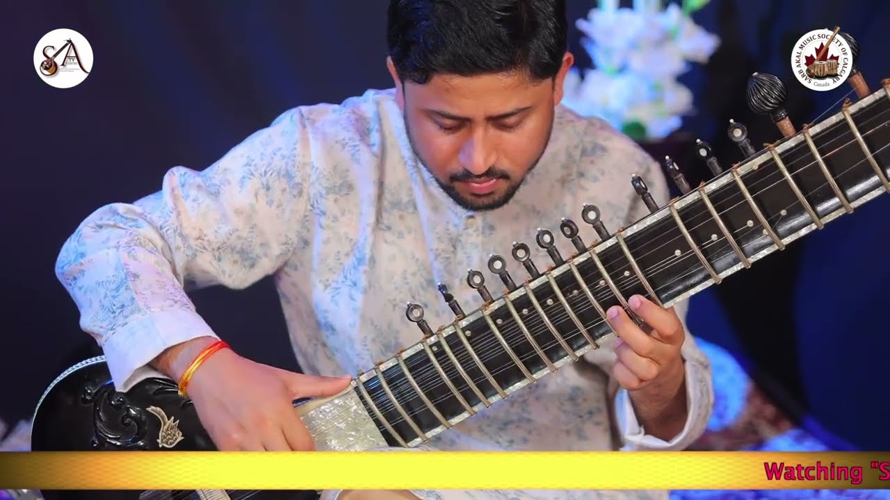 Manoj Jaiswal - Sitar & Pt. Suresh Bhatt on Tabla @sarbakaltvcentre