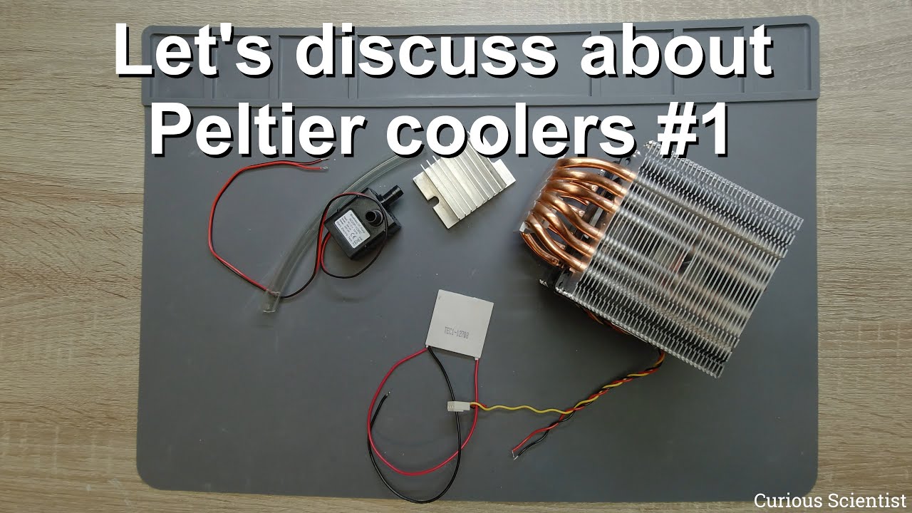 Let's discuss about Peltier coolers #1 - Water pump analogy