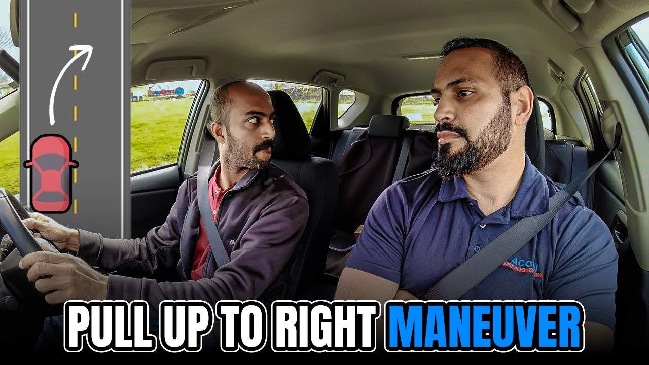 Pull up to the right Maneuver | Urdu & Hindi | Driving Lessons