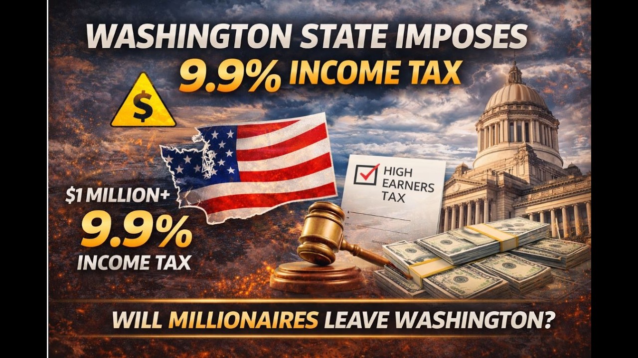 Washington&rsquo;s 9.9% Millionaire Tax Raises Fears of Wealthy Exodus