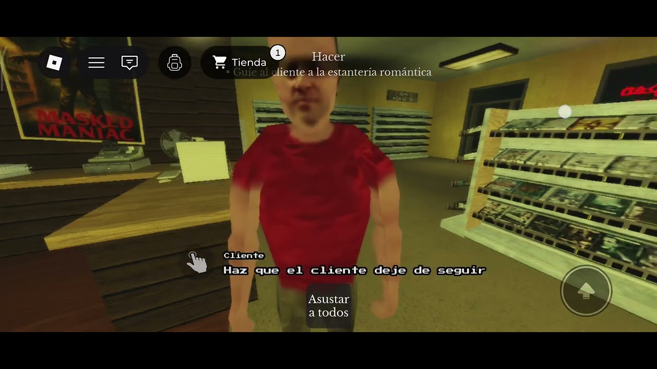 Jugando el juego de terror