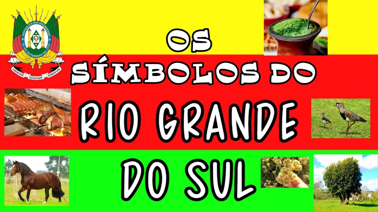 DIA DO GA&Uacute;CHO 🧉. 20 DE SETEMBRO - OS S&Iacute;MBOLOS DO RS. 💚&hearts;️💛