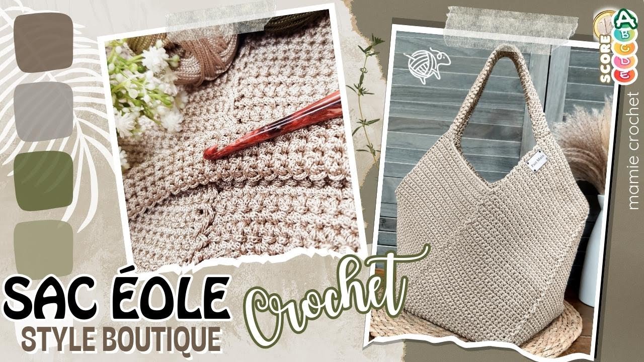 😱 SAC ÉOLE 💕 UN GRAND CLASSIQUE POUR DEBUTANTE !! 𝐂𝐑𝐎𝐂𝐇𝐄𝐓 😍 𝐓𝐔𝐓𝐎 𝐅𝐀𝐂𝐈𝐋𝐄 & 𝐑𝐀𝐏𝐈𝐃𝐄 @𝐌𝐚𝐦𝐢𝐞𝐂𝐫𝐨𝐜𝐡𝐞𝐭