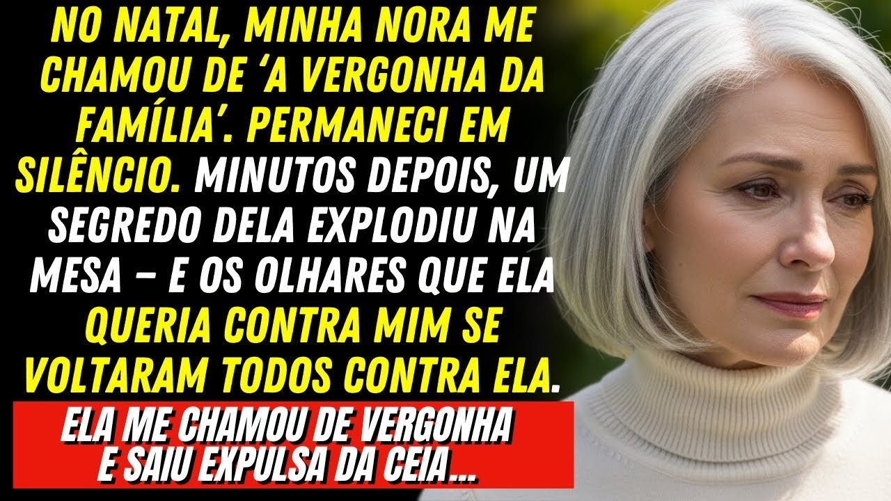 No Natal, minha nora me apontou como ‘a vergonha da família’… minutos depois, ela foi expulsa