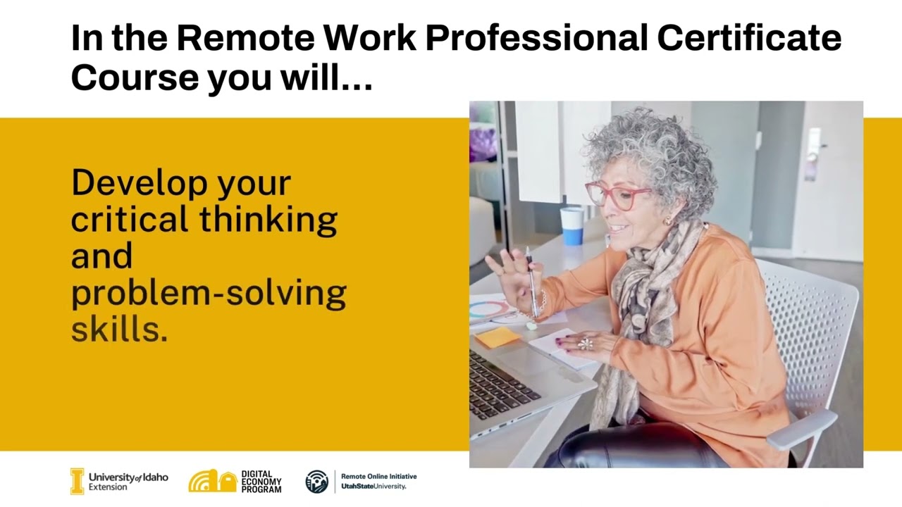 Why should you take the Remote Work Professional Certificate course?