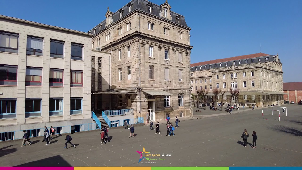 Saint Gen&egrave;s La Salle Bordeaux depuis le foyer un mercredi midi de mars 2021