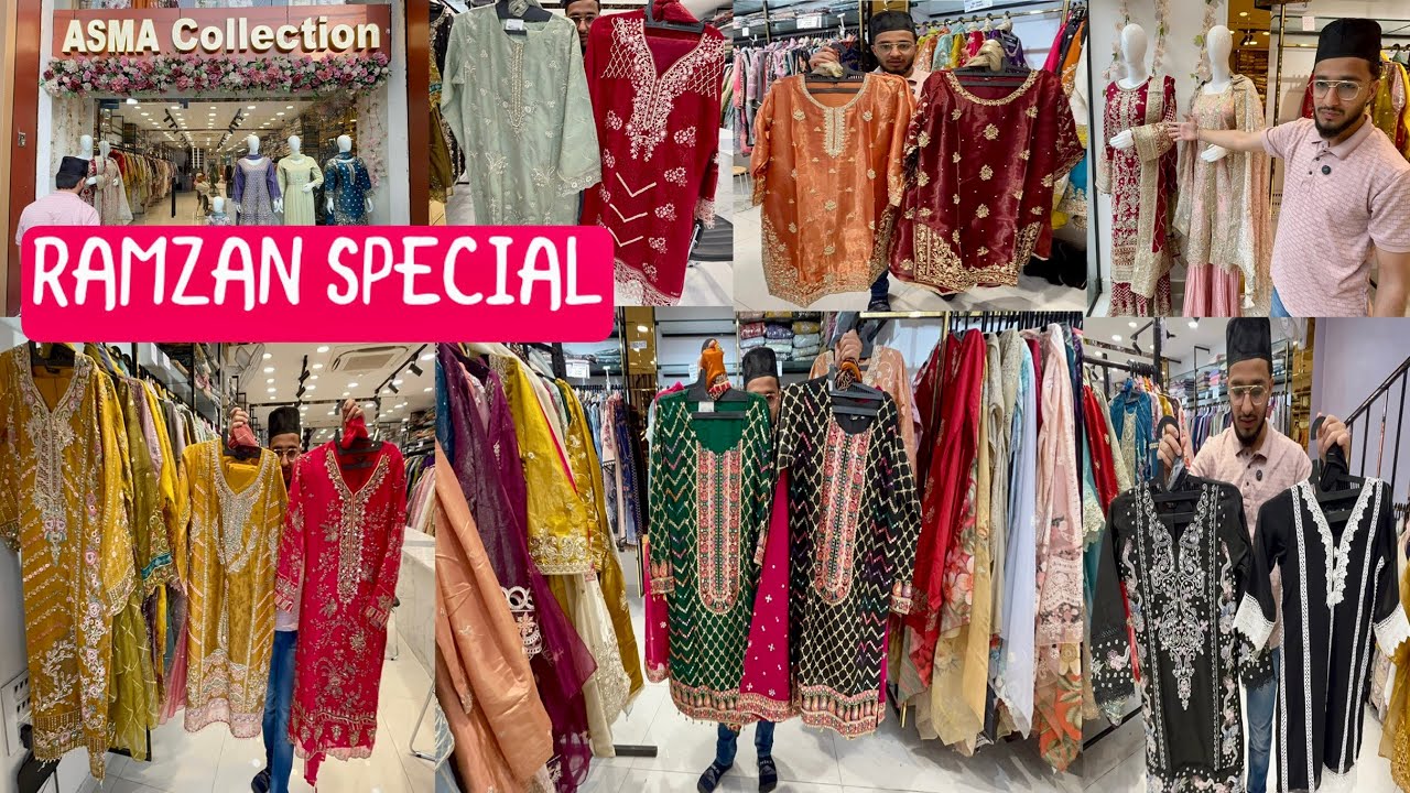 Hyderabadbiggest😱Asma collection,🌟RamzanDhamaka Offerready-made material2026🛍️KHILWATH#viralvideo 🔥🔥