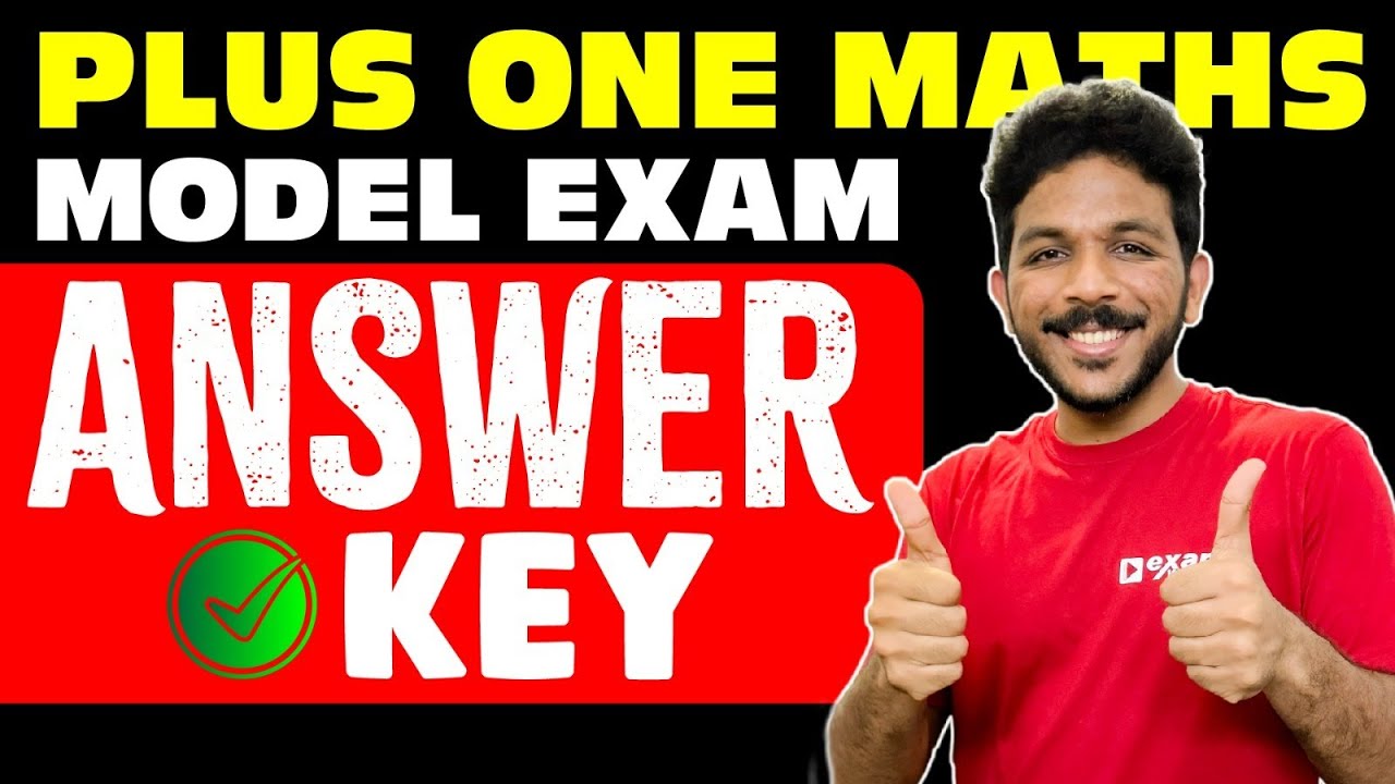 Plus One Model Exam Answer key | Maths Answer Key Analysis | Exam Winner +1 Maths