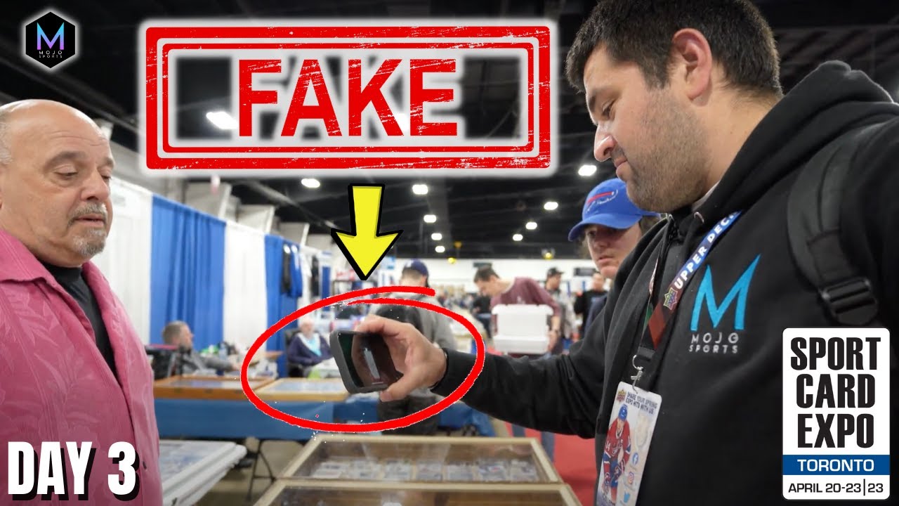 This Mickey Mantle Card Is FAKE? Toronto Sport Card Expo 😡