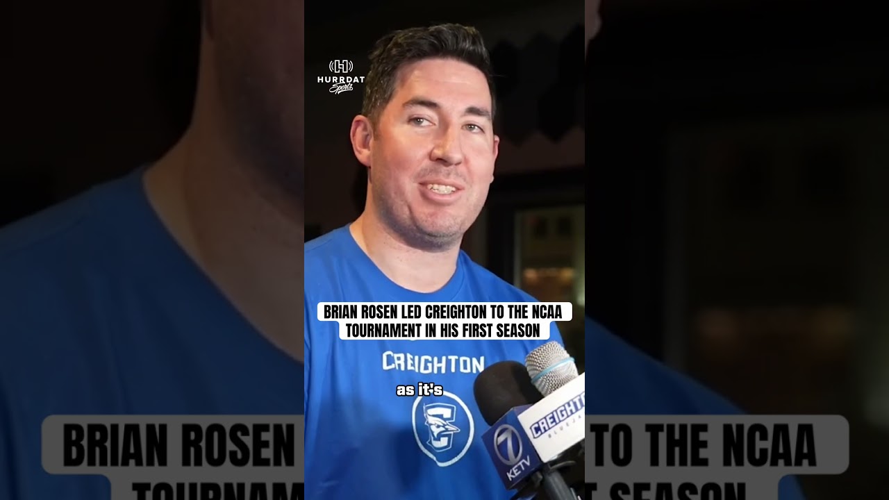 Брайан Розен из Крейтона вышел в турнир NCAA в свой первый сезон в качестве главного тренера #GoJays