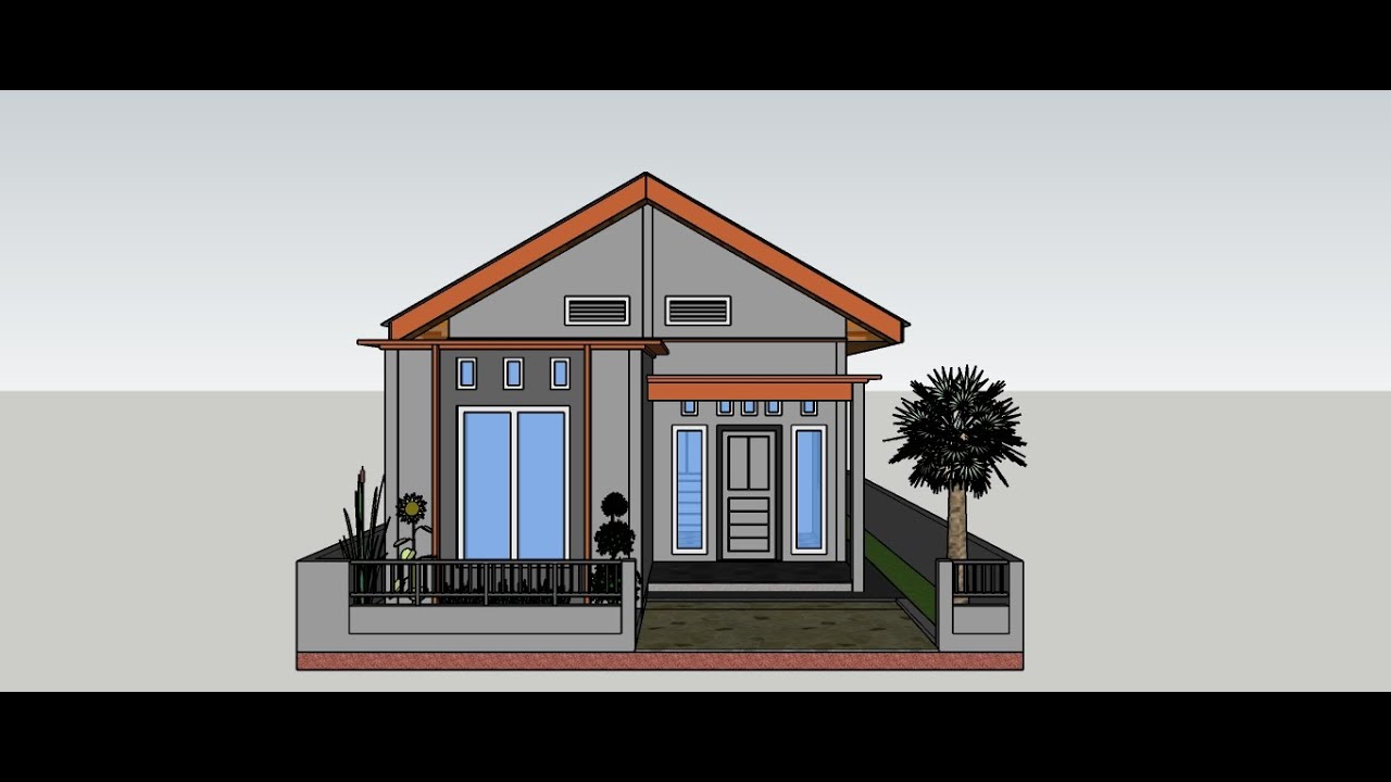 Rumah Minimalis Pada Tanah 8 x 12