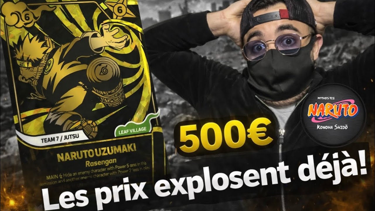 NARUTO TCG : cette carte SECRÈTE vaut déjà 500€ 😱 (les prix EXPLOSENT)
