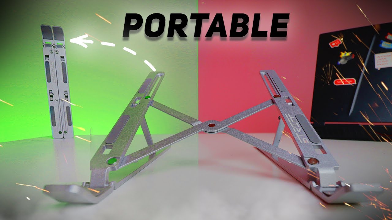 Striff Portable Laptop Stand Review || Use for Mobiles too!