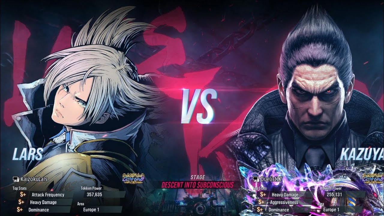 TEKKEN 8 - Kazuya (Duelist17) vs Lars (KaizokuLars)
