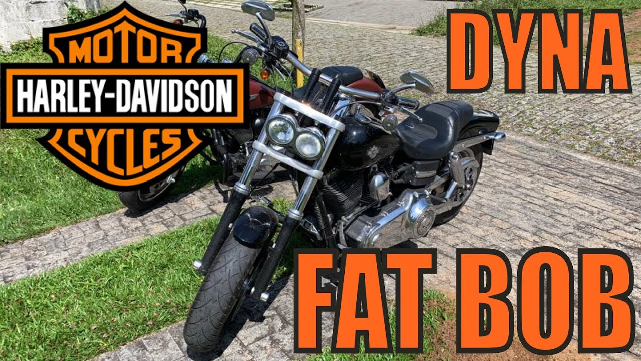 Harley Davidson Dyna Fat Bob. Andando com esta bela moto!