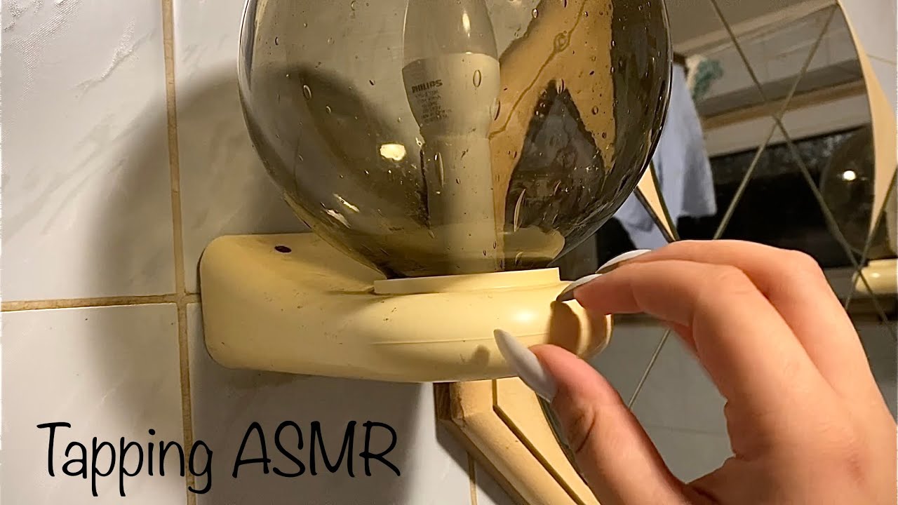 ASMR ťukání na všechno kolem mě - stará koupelna 🧼 | Tapping around an Old Bathroom