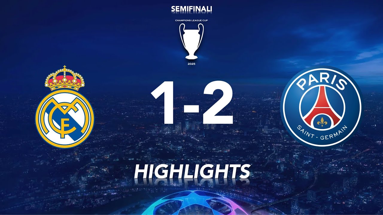 REAL MADRID - PSG [HIGHLIGHTS] / ANDATA SEMIFINALI CHAMPIONS LEAGUE CUP
