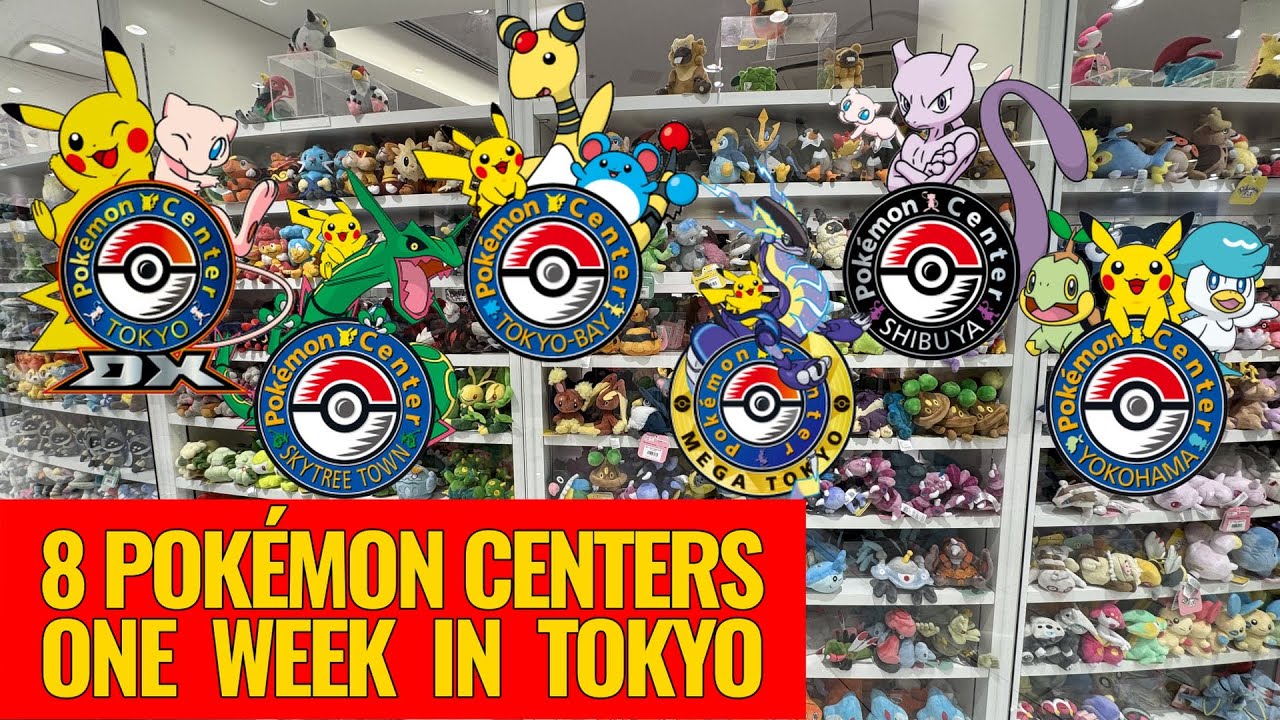 I went to ALL Pokémon Centers in TOKYO, and here's what I found... (MEGA REVIEW)