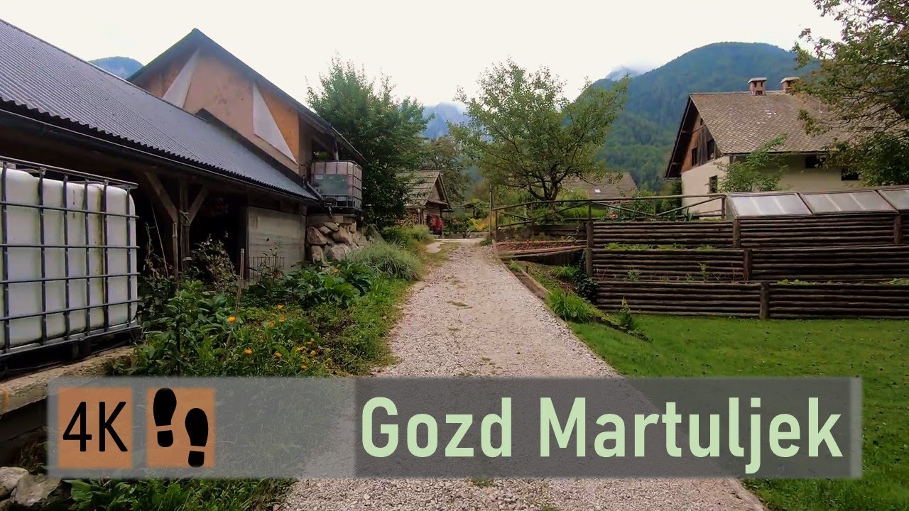 GOZD MARTULJEK, Slovenia 🇸🇮 | 4K·60p | Walk in Beautiful Rural Slovenia