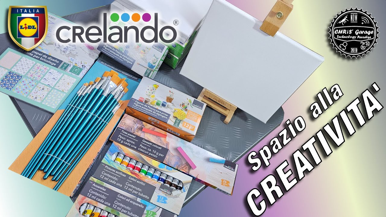 Spazio alla CREATIVITA' con gli ottimi prodotti CRELANDO by LIDL