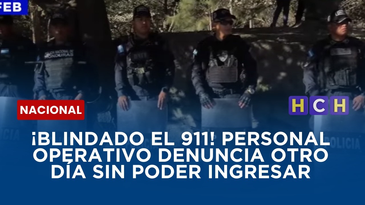¡Blindado el 911! Personal operativo denuncia otro día sin poder ingresar