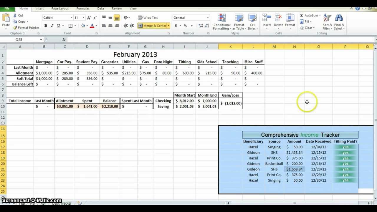 How to Make a Budget in Excel - Part 2