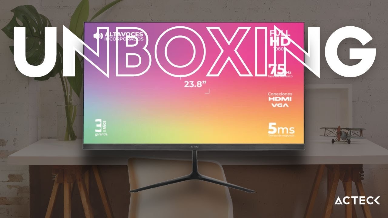 Unboxing Acteck SP240 23.8