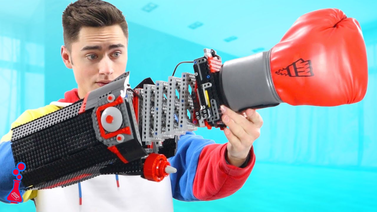 Custom LEGO Spring Boxing Glove