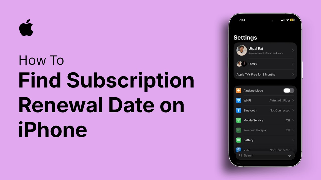 How to Find Subscription Renewal Date on iPhone