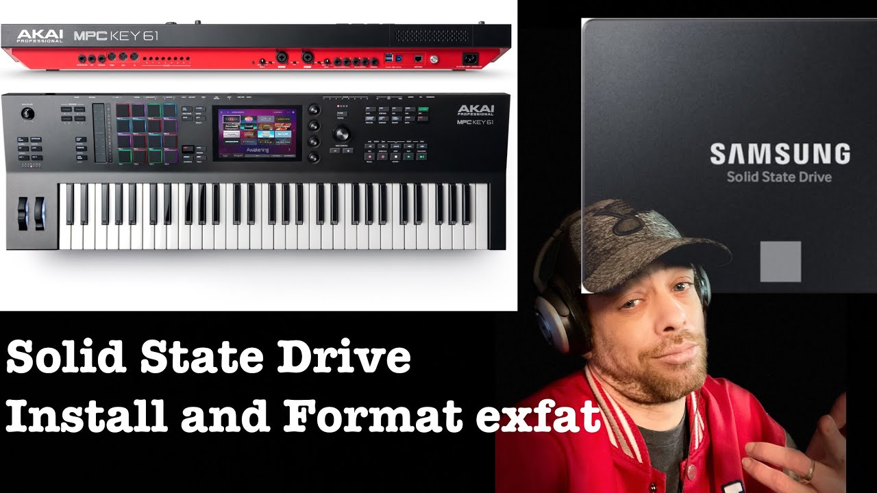 MPC Keys solid state instalation -save to solid state drive