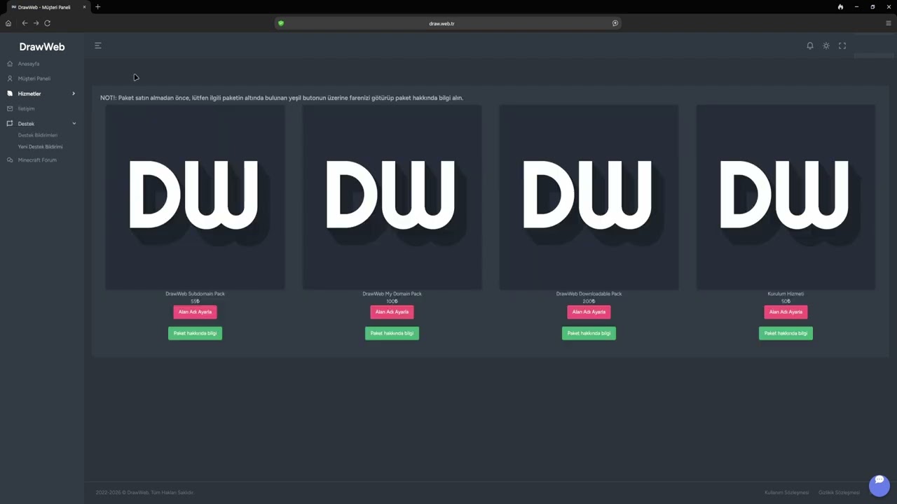 DRAWWEB EĞİTİMİ #1 - DrawWeb Nasıl Satın Alınır?