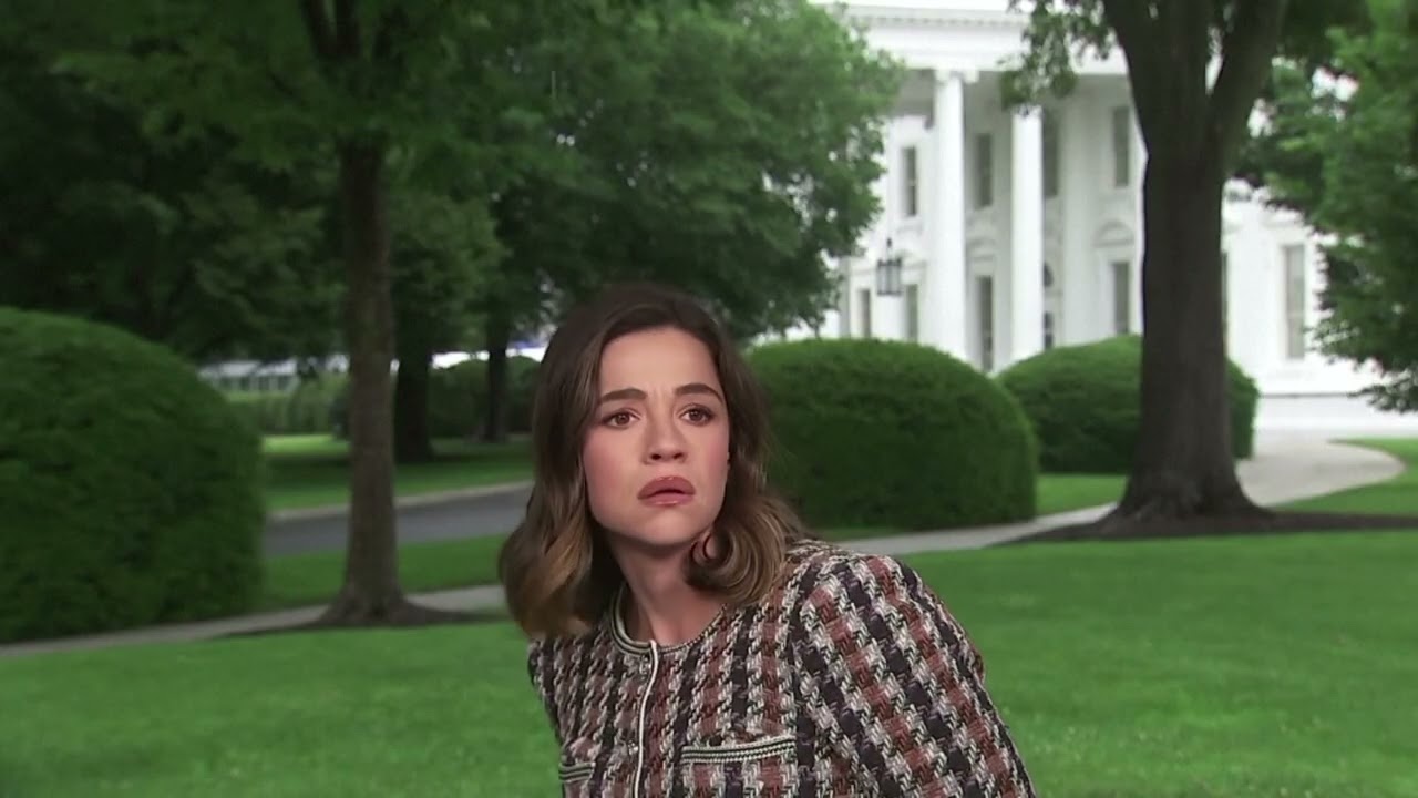 NBC reporter reacts after hearing gunshots at White House