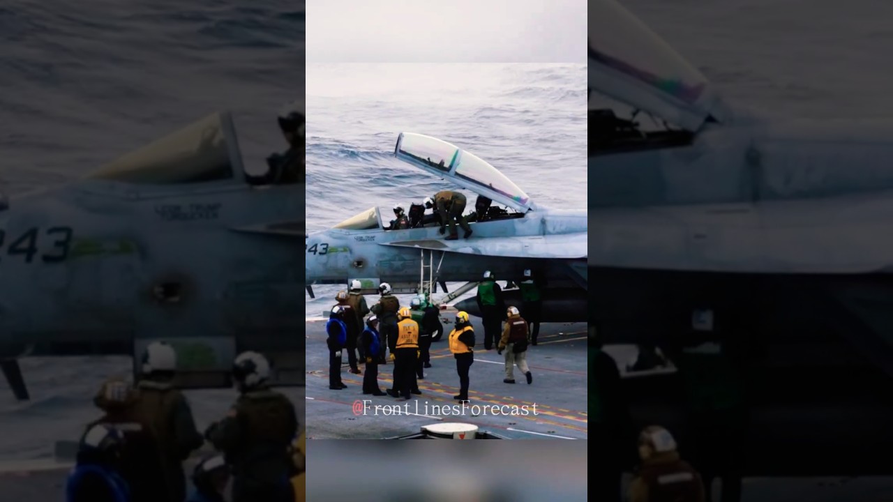 1 Wrong Move & It's OVER &ndash; Carrier Flight Ops in Rough Seas! ⚠️✈️