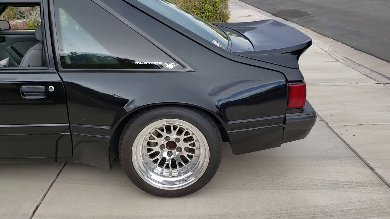 1988 Ford Mustang LX Maier Widebody Foxbody walk around..