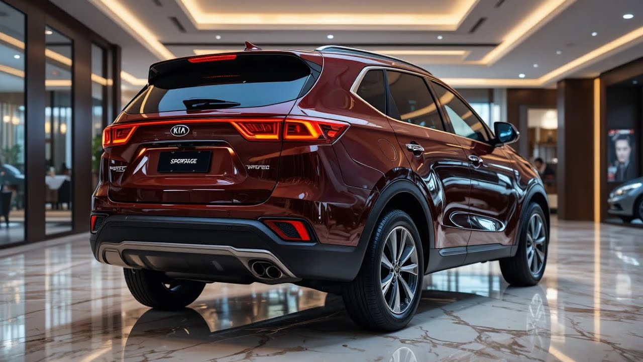🚗 Kia Sportage 2026 Тёмно-Бордовый — Самый Стильный SUV Года! Гибрид, Дизайн и Технологии 😍🔥