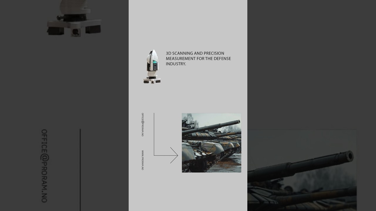 3D scanning and precision measurement for the defense industry. 📩 office@proram.no #3dscanning