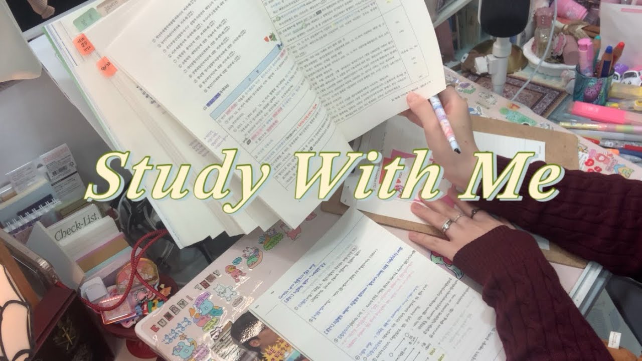 Weekend? You mean studyend 😭💪주말이요..? 그냥 공부데이에요..