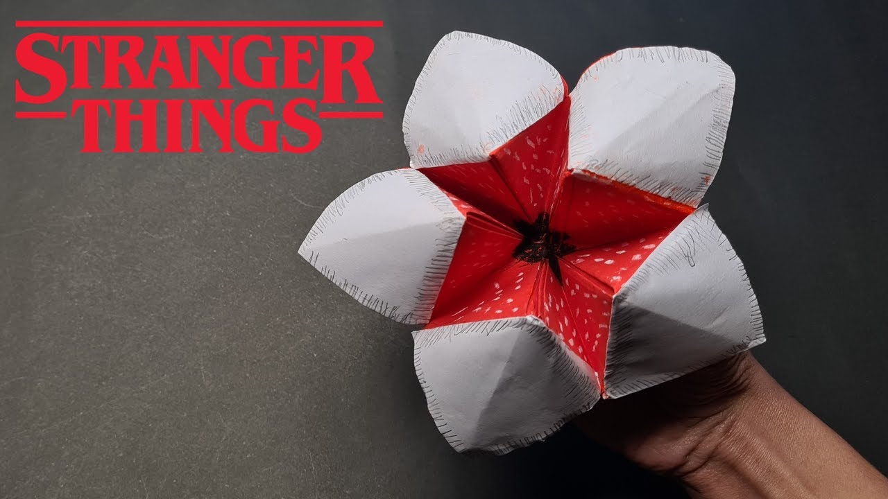 How to Make Demogorgon from Stranger Things | Easy DIY Paper Craft