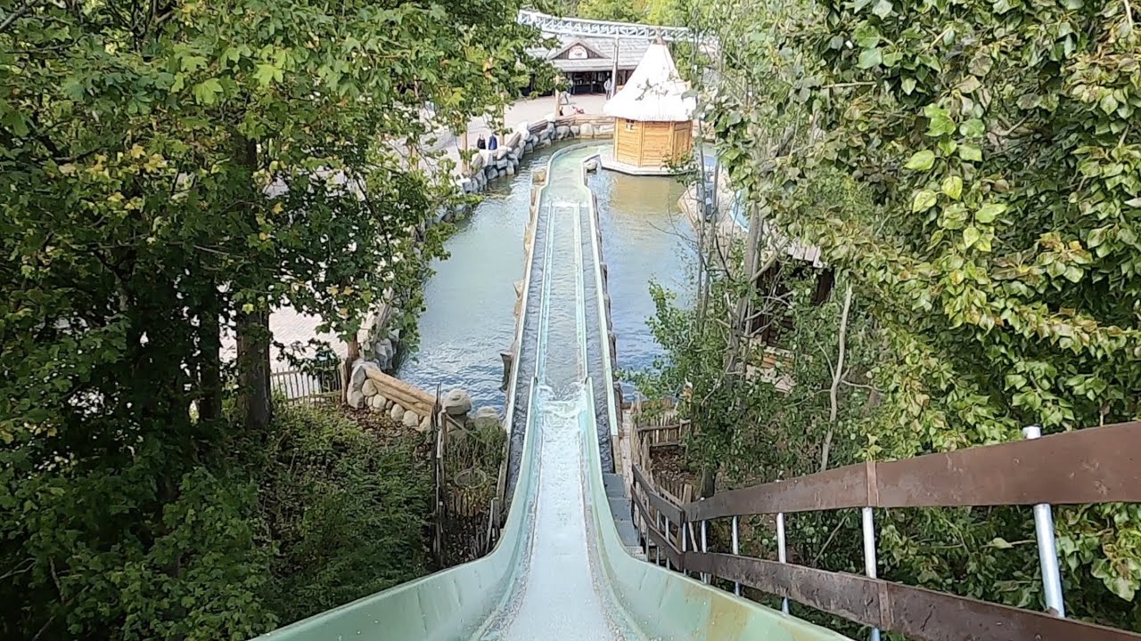 Wildwasserfahrt – Der Wasserwolf am Ilmensee - Onride (POV) | Hansa Park