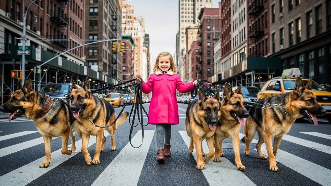 A Little Girl Walks Her Dogs Every Morning, Until People Discover She Is Hiding Shocking Secret!