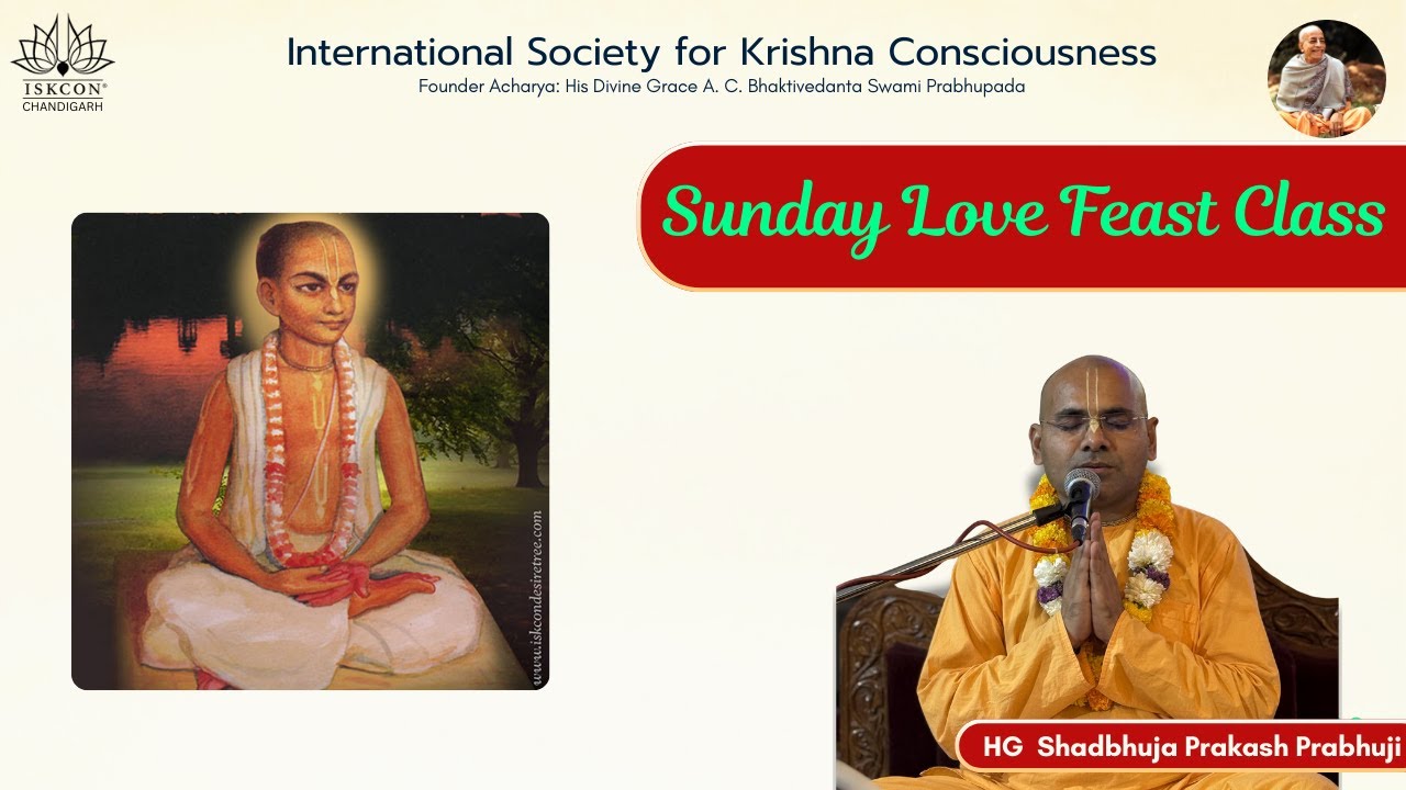 SUNDAY FESTIVAL CLASS | HG Sadbhuja Prakash Prabhu Ji | 01.02.2026 | ISKCON Temple Chandigarh