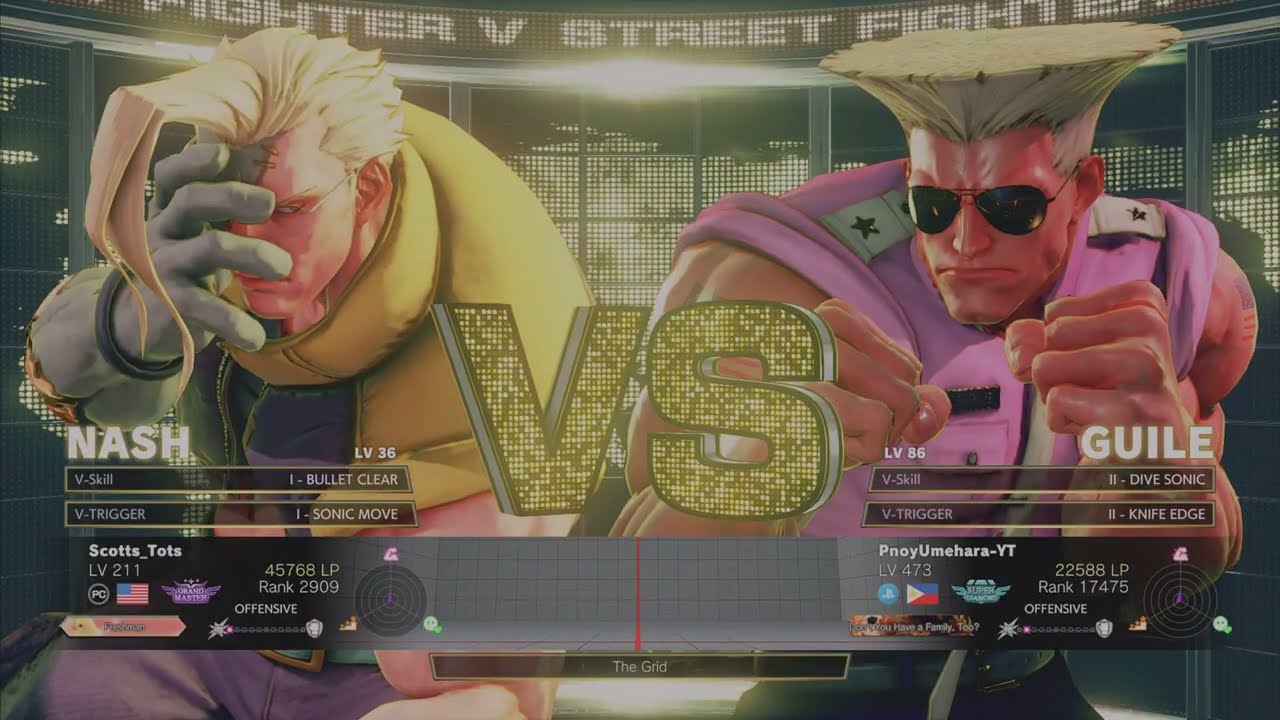 Nash (Scotts_Tots) VS Guile | Street Fighter V: Champion Edition