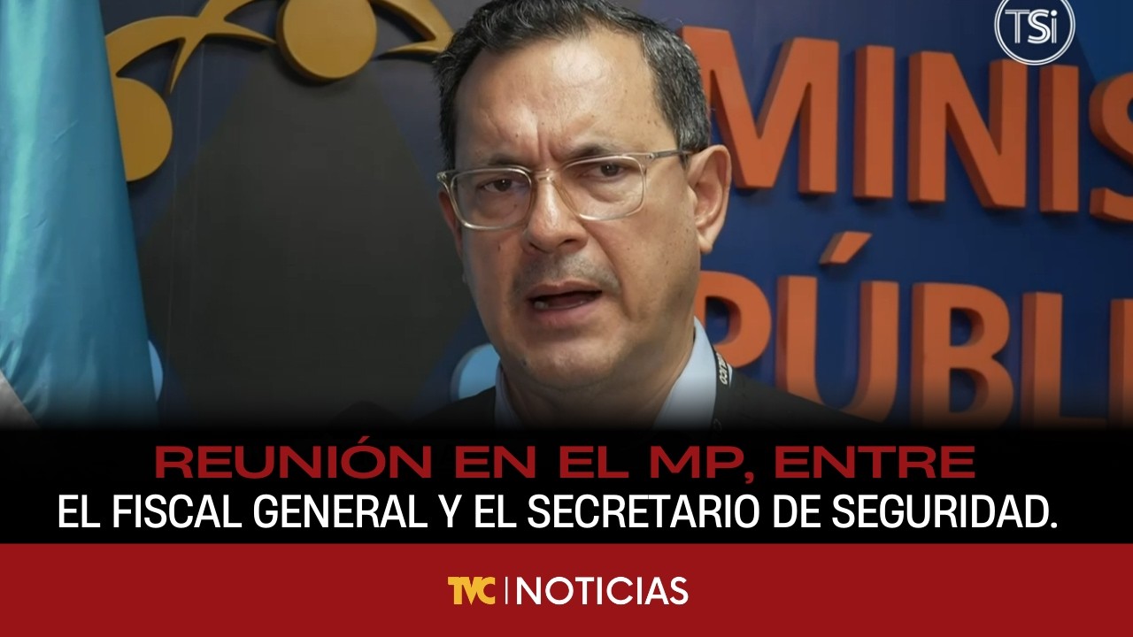 Reunión en el Ministerio Público, entre el fiscal general y el secretario de Seguridad.
