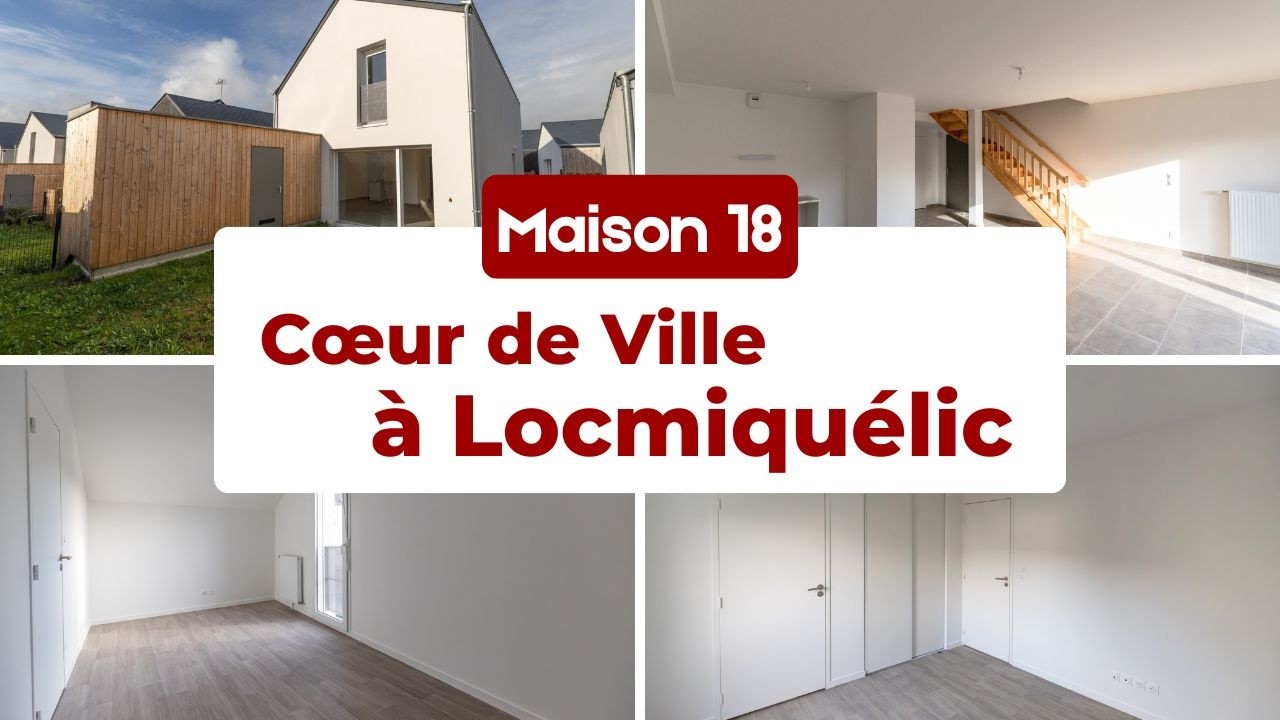 Programme Immobilier à Locmiquélic - Cœur de Ville | Visite de la maison T5 N°18