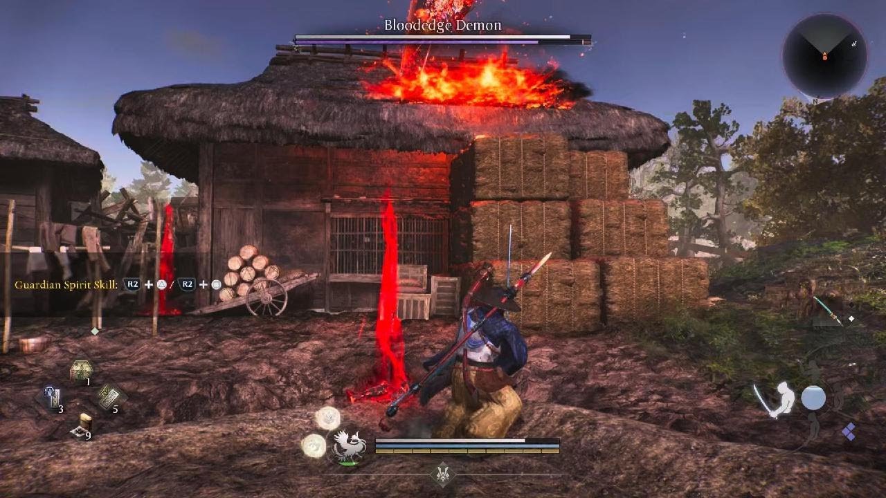 Nioh 3 boss  bloodge demon easy kill