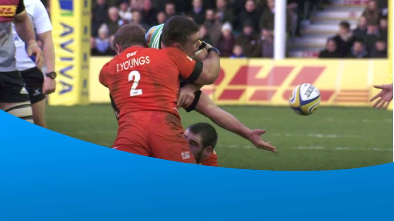 Highlights of Nick Easter vs Leicester Tigers