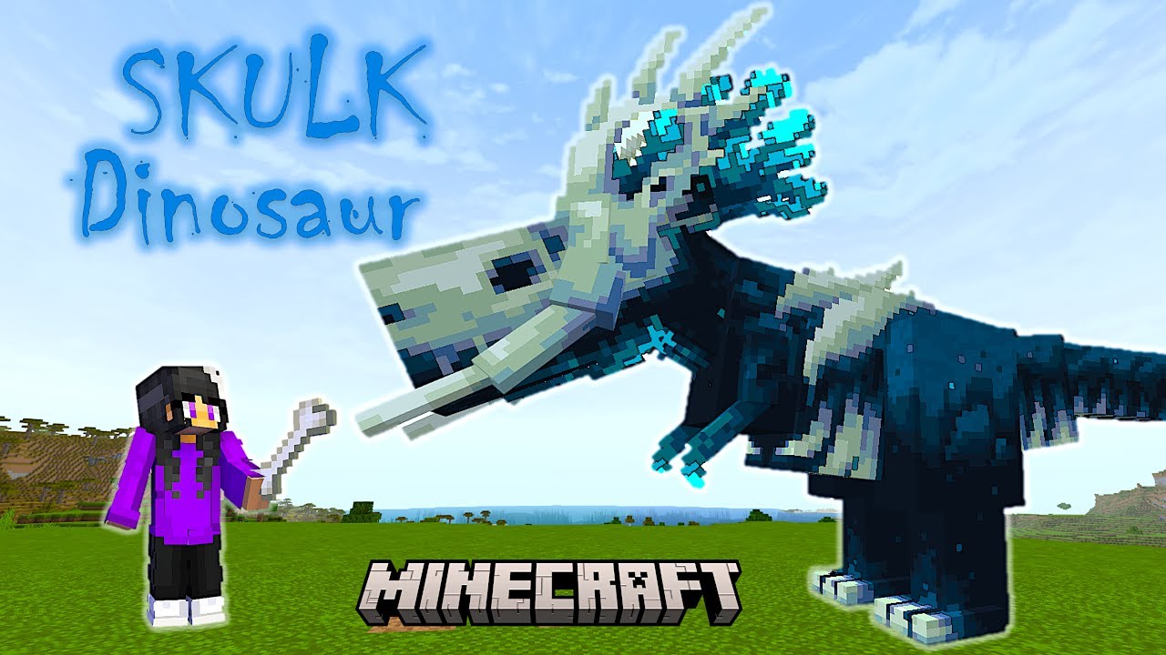 Поиск динозавров-скелетов в Minecraft / Заражение динозаврами-скелетами