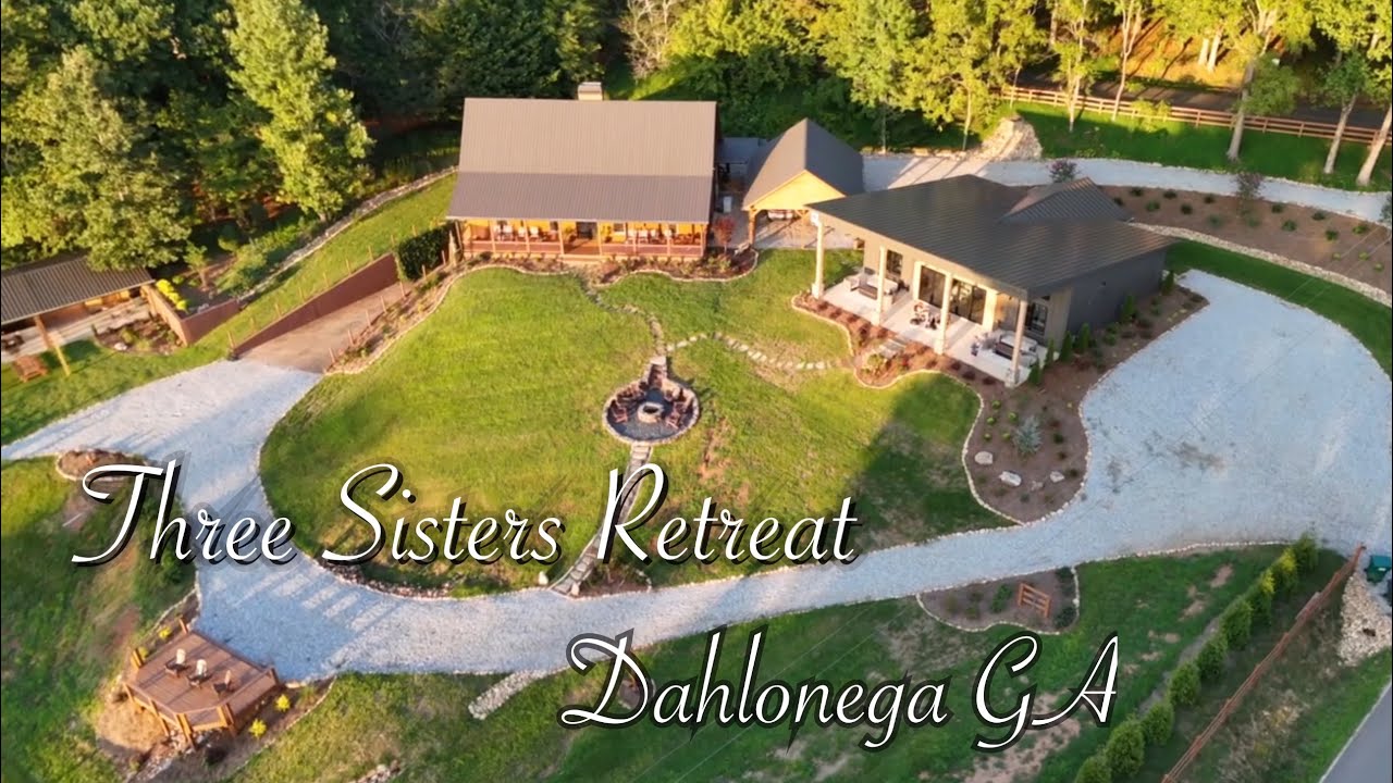Three Sisters Retreat Luxury Short Term Rental Dahlonega GA