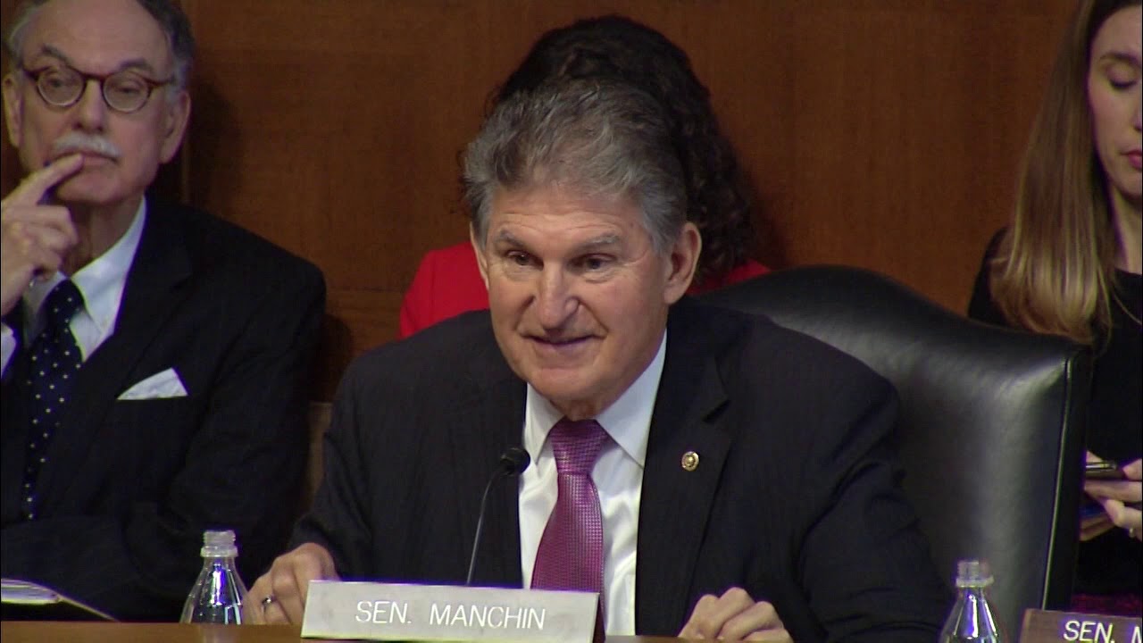 Ranking Member Manchin Questions Officials on Strategic Petroleum Reserves