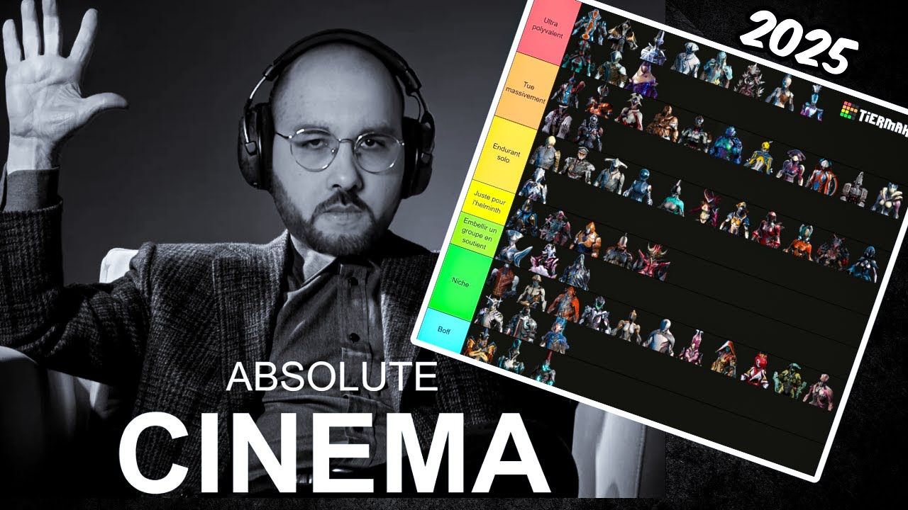 LA MEGA TIERS LIST Warframe 2025 INCROYABLE - Te fâche pas et donne ton avis en commentaire